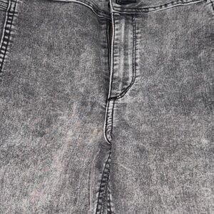 H&M Black Acid Wash Denim